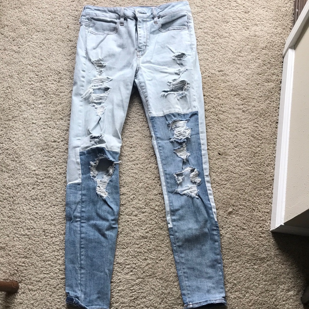 Ripped American Eagle jeans